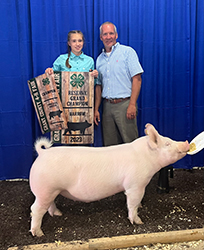 Reserve Champion Barrow Grand Grant County In